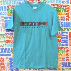 Vintage 90s Cape Cod MA T Shirt Size L Hanes Beefy T Single Stitch